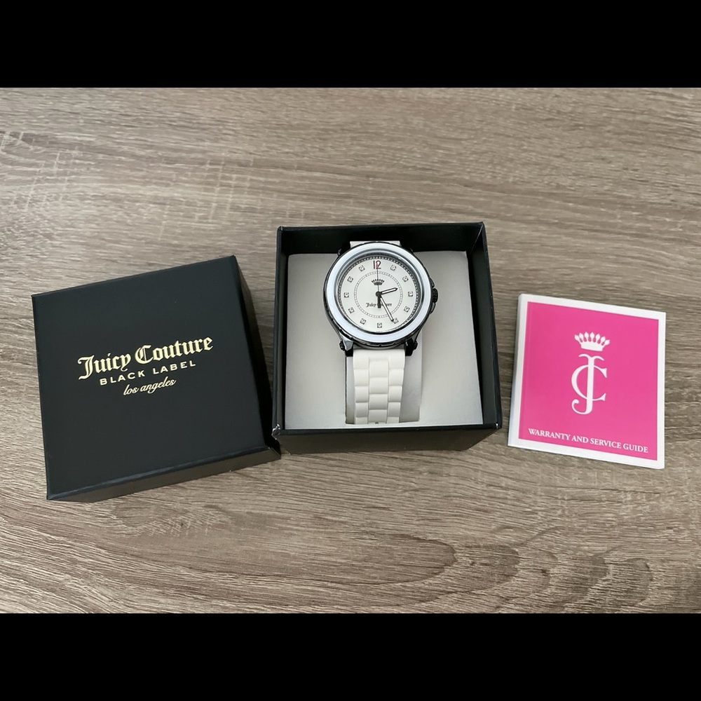 New Juicy Couture Hollywood Silver Dial Ladies Watch